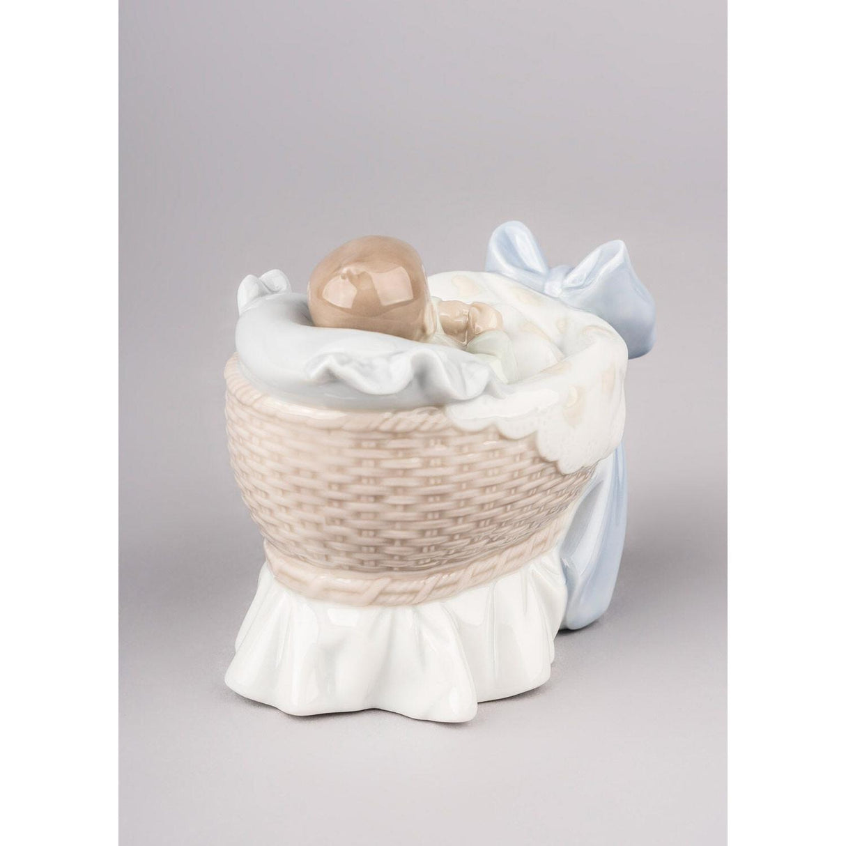 LLADRO' Figurina Bimbo Un Regalo Dal Cielo 9x7cm Porcellana