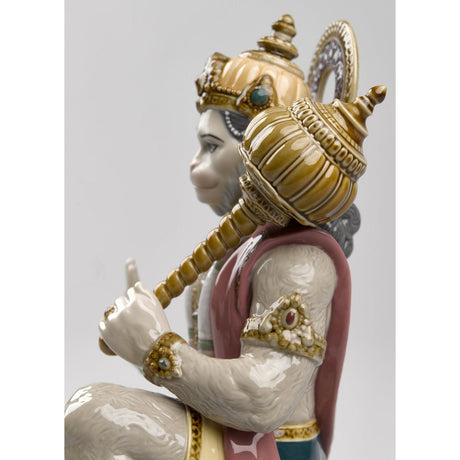 Lladró Figurina Hanuman 27x15cm Porcellana