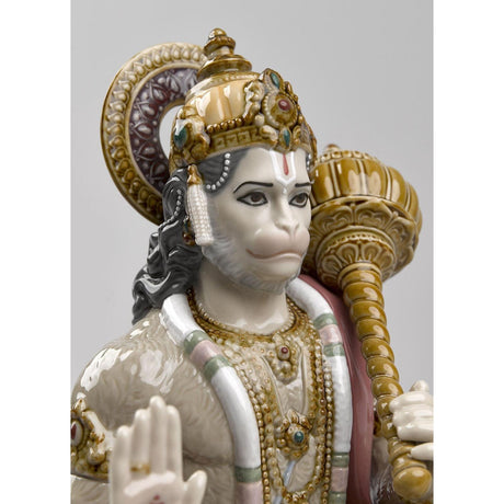 Lladró Figurina Hanuman 27x15cm Porcellana