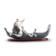 Lladró Scultura Coppia Gondola Edizione Numerata 45x76cm Porcellana