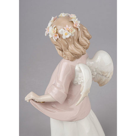 Lladró Figurina Angelo Le Mie Stelle Celestiali 19x12cm Porcellana