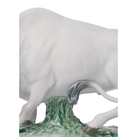Lladró Figurina Il Bue 17x21cm Porcellana