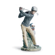 Lladró Figurina Giocatore Golf 27x13cm Porcellana