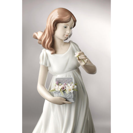 Lladró Figurina Donna Tesori Della Terra 33x15cm Porcellana