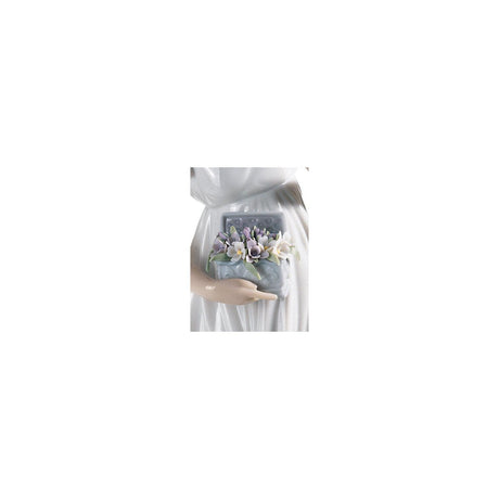 Lladró Figurina Donna Tesori Della Terra 33x15cm Porcellana