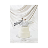 LLADRO' Figurina Coppia Amore Nell'Aria 17x38cm Porcellana