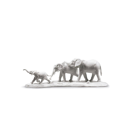 Lladró Scultura Savana Africana Animali Selvatici 29x120cm Porcellana