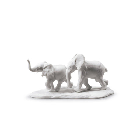 Lladró Scultura Savana Africana Animali Selvatici 29x120cm Porcellana
