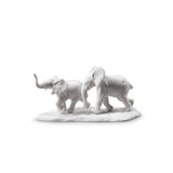 LLADRO' Scultura Savana Africana Animali Selvatici 29x120cm Porcellana