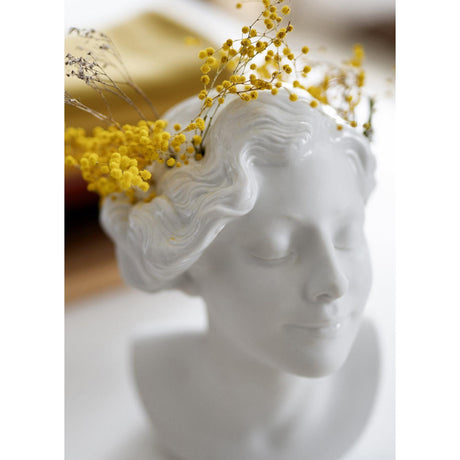 Lladró Vaso Busto Donna Daisy 26x17cm Porcellana