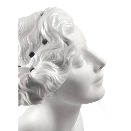 Lladró Vaso Busto Donna Daisy 26x17cm Porcellana