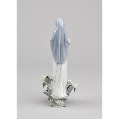 Lladró Figurina Madonna Dei Fiori 33x14cm Porcellana
