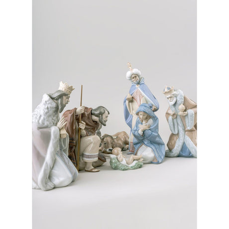 Lladró Figurina Natività Re Baldassarre II 33x15cm Porcellana