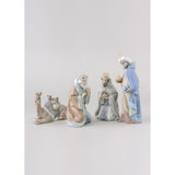 LLADRO' Figurina Natività Re Melchiorre II 24x16cm Porcellana