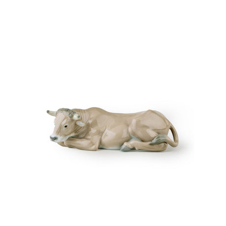 Lladró Figurina Natività Bue 7x22cm Porcellana