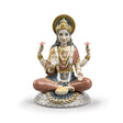 Lladró Figurina Dea Lakshmi 22x18cm Porcellana