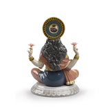 Lladró Figurina Dea Lakshmi 22x18cm Porcellana