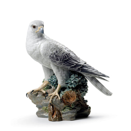 Lladró Scultura Nobile Falco Edizione Limitata 41x35cm Porcellana