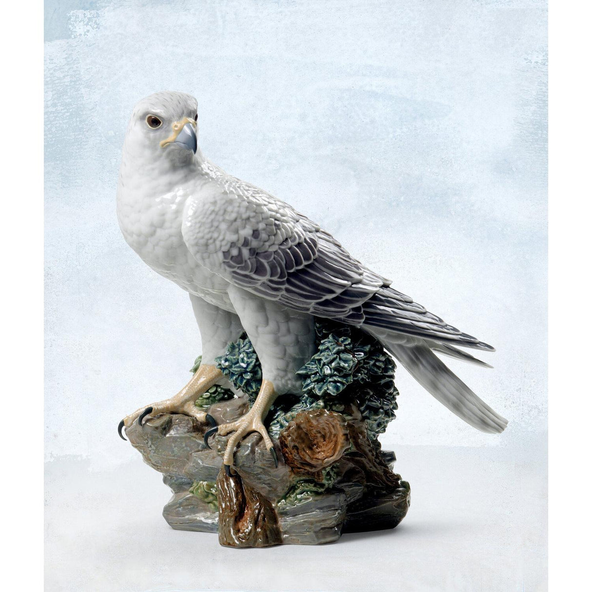 Lladró Scultura Nobile Falco Edizione Limitata 41x35cm Porcellana