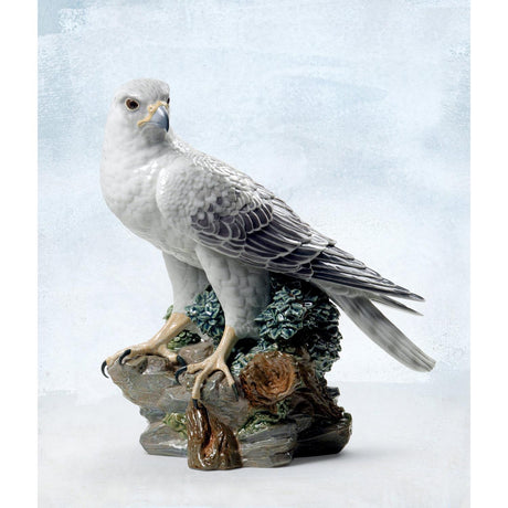 Lladró Scultura Nobile Falco Edizione Limitata 41x35cm Porcellana