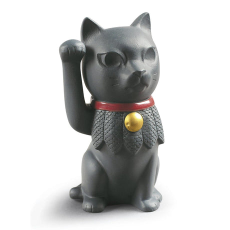 Lladró Figurina Maneki Neko 11x6cm Porcellana