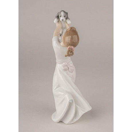 Lladró Figurina Bimba Diventeremo Grandi Amici 22x12cm Porcellana