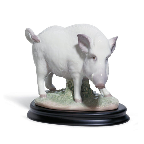 Lladró Figurina Il Cinghiale 15x19cm Porcellana