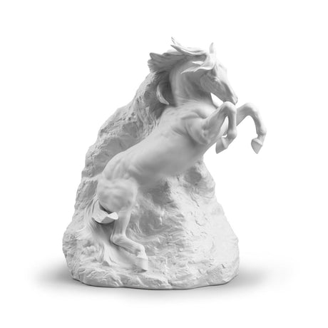 Lladró Scultura Cavallo Spirito Indomabile 50x36cm Porcellana