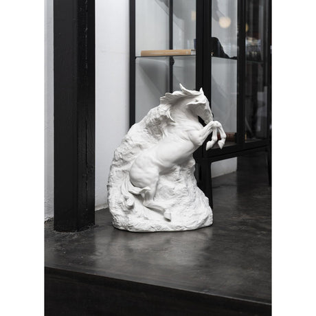 Lladró Scultura Cavallo Spirito Indomabile 50x36cm Porcellana
