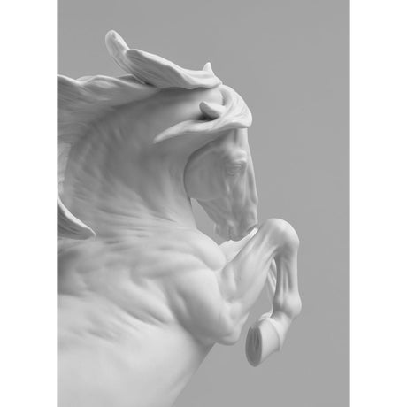 Lladró Scultura Cavallo Spirito Indomabile 50x36cm Porcellana