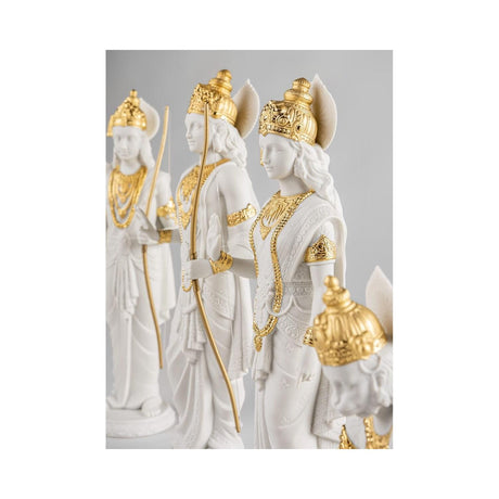 Lladró Scultura Sita Lustro Oro 29x8cm Porcellana