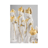 LLADRO' Scultura Sita Lustro Oro 29x8cm Porcellana