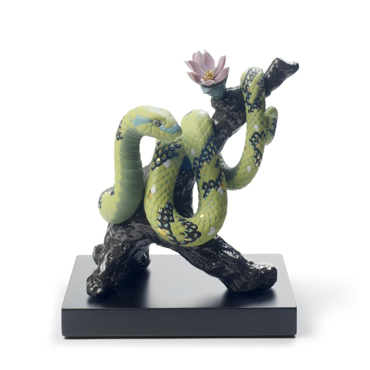 Lladró Scultura Il Serpente Edizione Limitata 19x18cm Porcellana