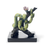 Lladró Scultura Il Serpente Edizione Limitata 19x18cm Porcellana