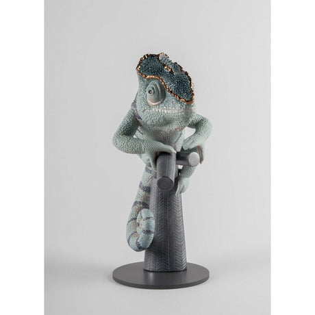 Lladró Figura Scultura Camaleonte 30x24cm Porcellana