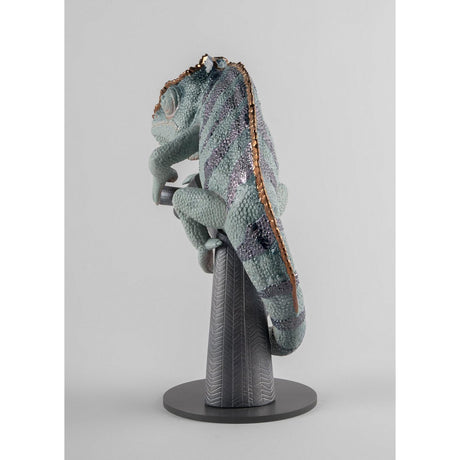 Lladró Figura Scultura Camaleonte 30x24cm Porcellana