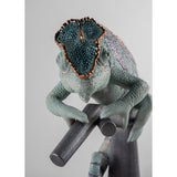 LLADRO' Figura Scultura Camaleonte 30x24cm Porcellana