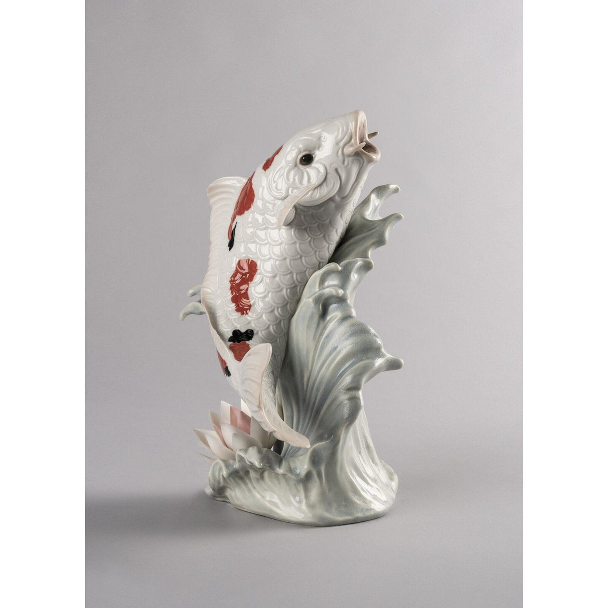 Lladró Figura Carpe Koi 31x21cm Porcellana