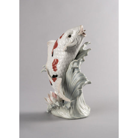 Lladró Figura Carpe Koi 31x21cm Porcellana