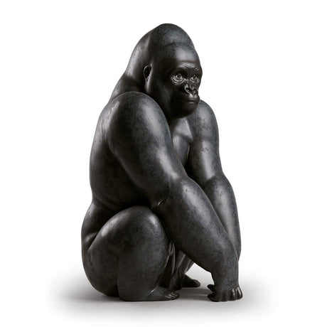 Lladró Figurina Gorilla 36x22cm Porcellana