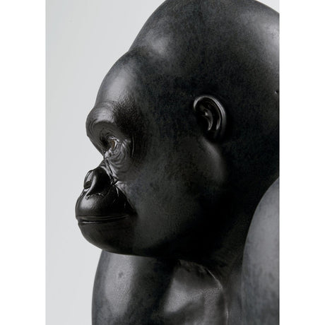 Lladró Figurina Gorilla 36x22cm Porcellana