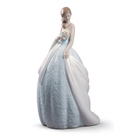 Lladró Figurina Sposa Il Suo Giorno Speciale 36x18cm Porcellana