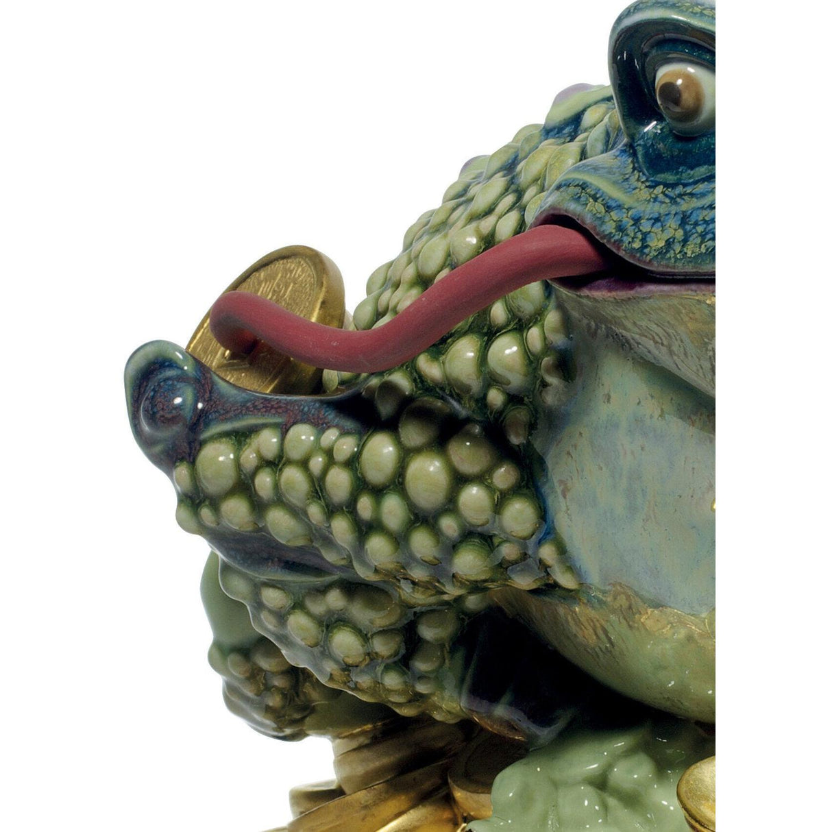 Lladró Figurina Rana Dell'Abbondanza Edizione Limitata 19x19cm Porcellana