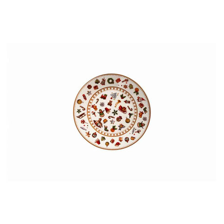 BRANDANI Servizio Tavola Piatti 18 Pezzi Chicchi e Balocchi Natale 83715