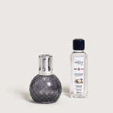 LAMPE BERGER Lampada Catalitica Cofanetto Disco Gris con Flacone 250ml Poussiere d'Ambre