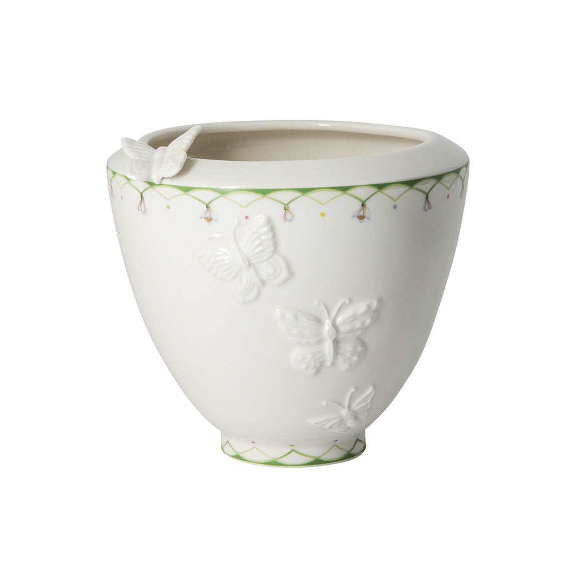 VILLEROY & BOCH Colourful Spring Vaso di Fiori con Farfalle 17cm Pasqua