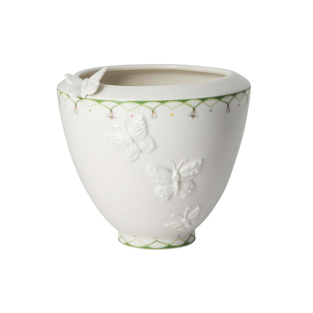 VILLEROY & BOCH Colourful Spring Vaso di Fiori con Farfalle 17cm Pasqua