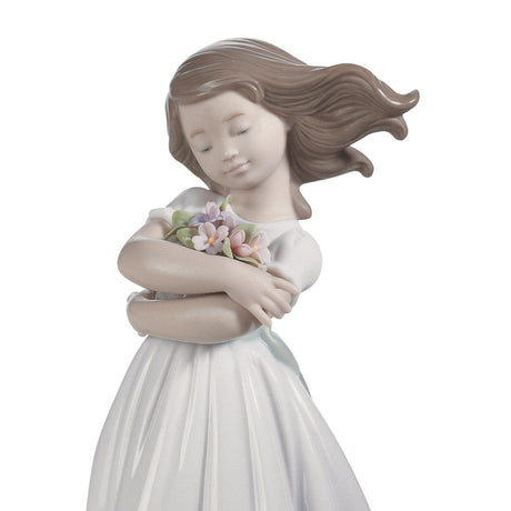 Lladró Figurina Bimba Tenera Innocenza 18x6cm Porcellana
