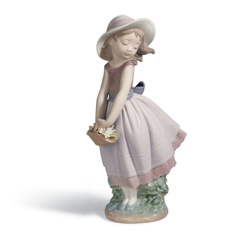 Lladró Figurina Bimba Deliziosa Innocenza 18x6cm Porcellana