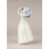 Lladró Figurina Bimba Piccola Margherita 18x10cm Porcellana